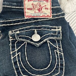 True Religion Women's Denim Jeans with Contrast Stitching